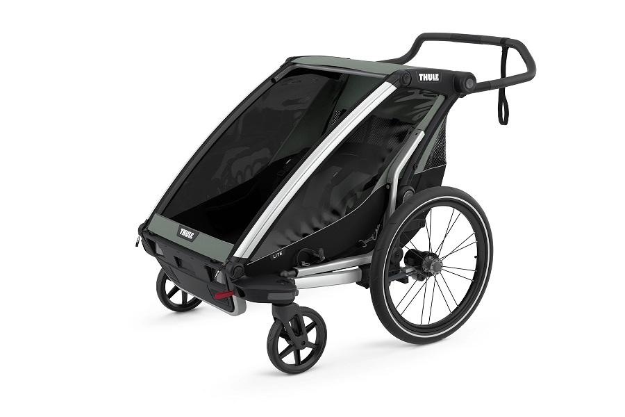 THULE Chariot Lite 2 Double Fekete/Szürke (10203022)